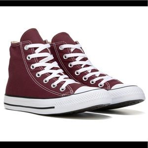 Maroon Chuck Taylor All Star Converse High Tops